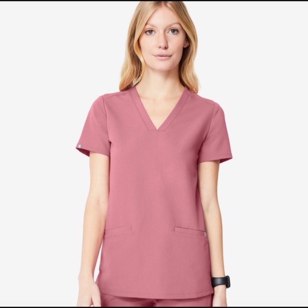 Figs Casma top Mauve